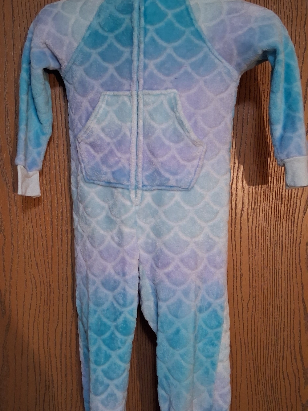 More Than Magic Blue and Purple Kids Mermaid-Scale One-Piece XS 260945